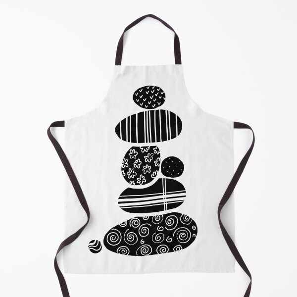 Item preview, Sea stones or abstract ornament? Black and white graphics designed and sold by LenaSfinks.