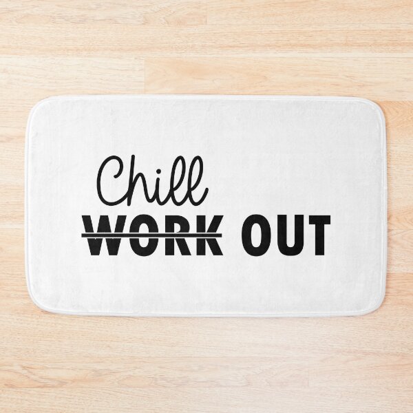 Item preview, Work chill out funny simple text design black designed and sold by artirio.