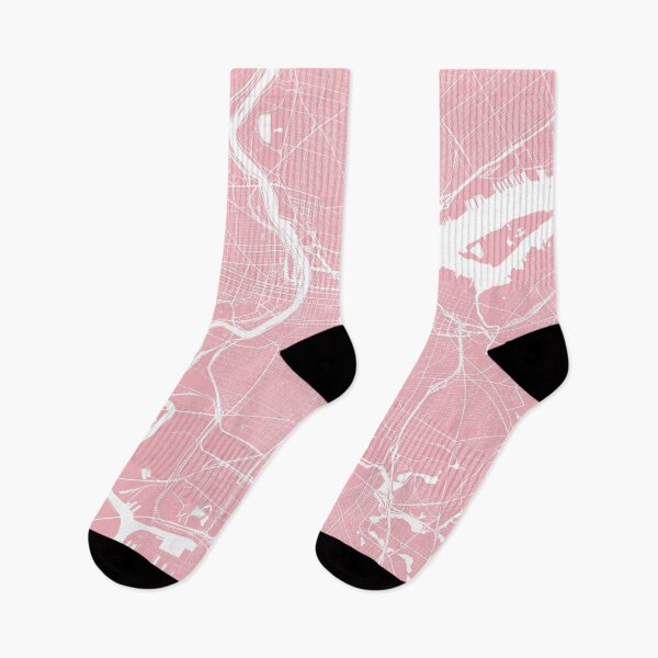 Item preview, Philadelphia, Pennsylvania, City Map - Pink designed and sold by helloadventure.