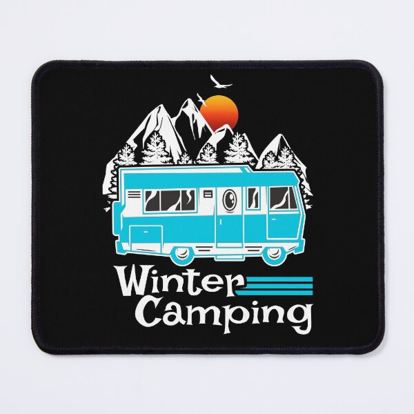 Item preview, Winter Camping Vintage RV Camper Recreational Vehicle designed and sold by CharJens.