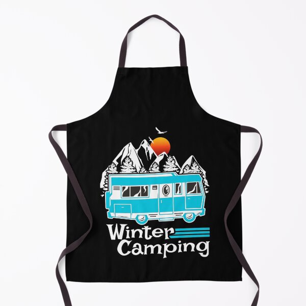 Item preview, Winter Camping Vintage RV Camper Recreational Vehicle designed and sold by CharJens.