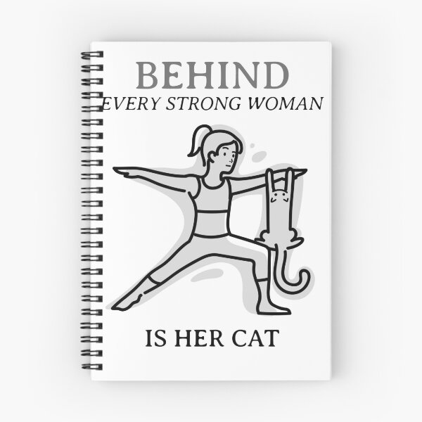 Item preview, behind every strong woman is her cat designed and sold by reka88.