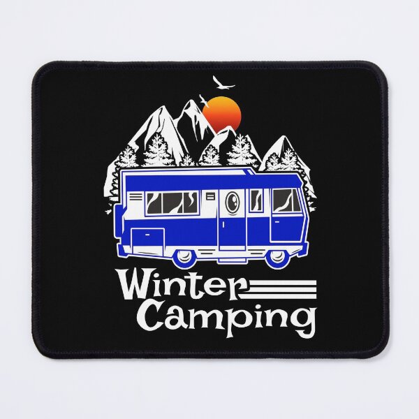 Item preview, Winter Camping Vintage RV Camper Recreational Vehicle designed and sold by CharJens.