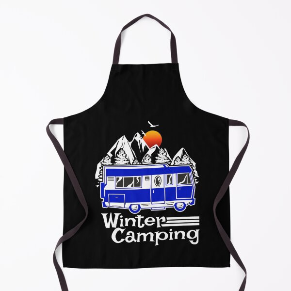 Item preview, Winter Camping Vintage RV Camper Recreational Vehicle designed and sold by CharJens.
