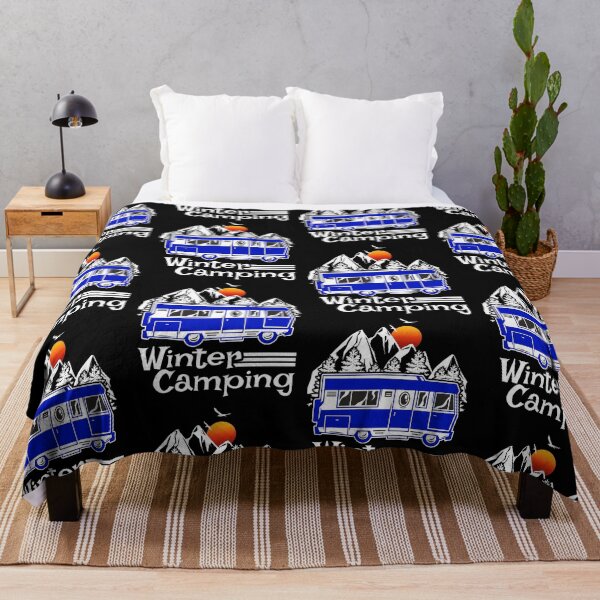 Item preview, Winter Camping Vintage RV Camper Recreational Vehicle designed and sold by CharJens.