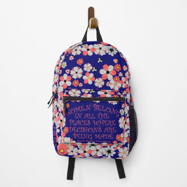 Item preview, Ruth Bader Ginsburg Quote | Women belong in all the places where decisions are made designed and sold by SchlossInspire.