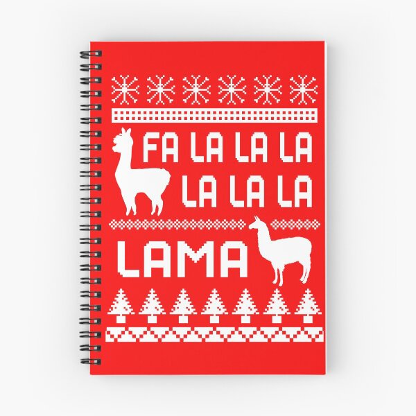 Item preview, Fa la la la Lama, Christmas Lama Pattern, White designed and sold by ACC .