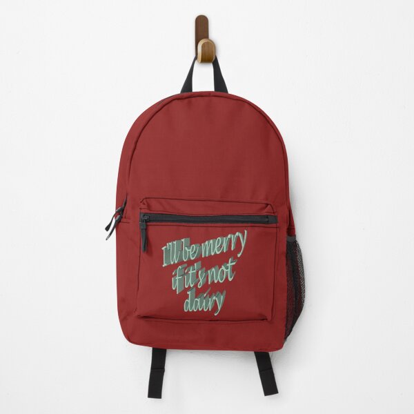 Item preview, I will be merry if its not dairy 3d green text on red designed and sold by glowvim.