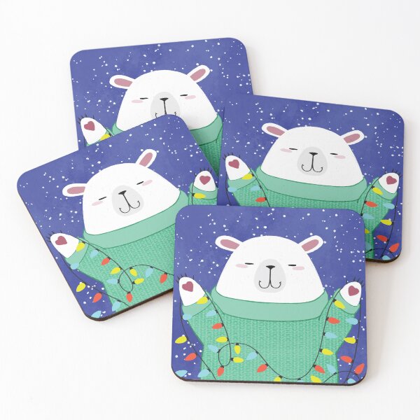 Item preview, Christmas Polar Bear - My Favorite Color Is Christmas Lights! designed and sold by ShyOwlet.