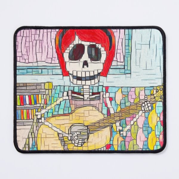 Item preview, Lively Bones Guitar Girl pixel finish. designed and sold by LuvbuzzArt.
