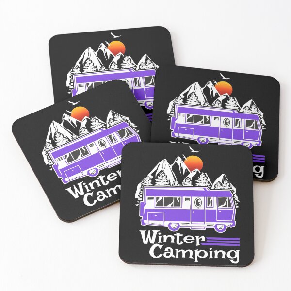 Item preview, Winter Camping Vintage RV Camper Recreational Vehicle designed and sold by CharJens.