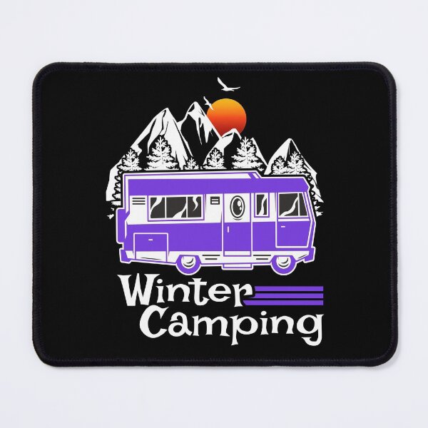 Item preview, Winter Camping Vintage RV Camper Recreational Vehicle designed and sold by CharJens.