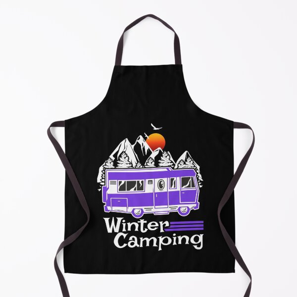 Item preview, Winter Camping Vintage RV Camper Recreational Vehicle designed and sold by CharJens.