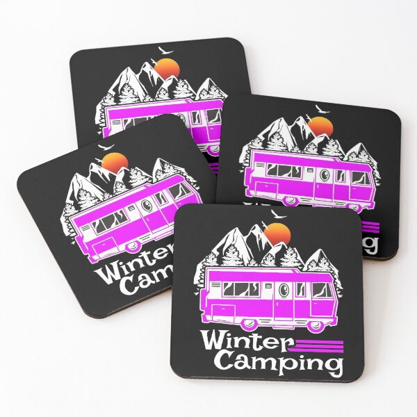 Item preview, Winter Camping Vintage RV Camper Recreational Vehicle designed and sold by CharJens.