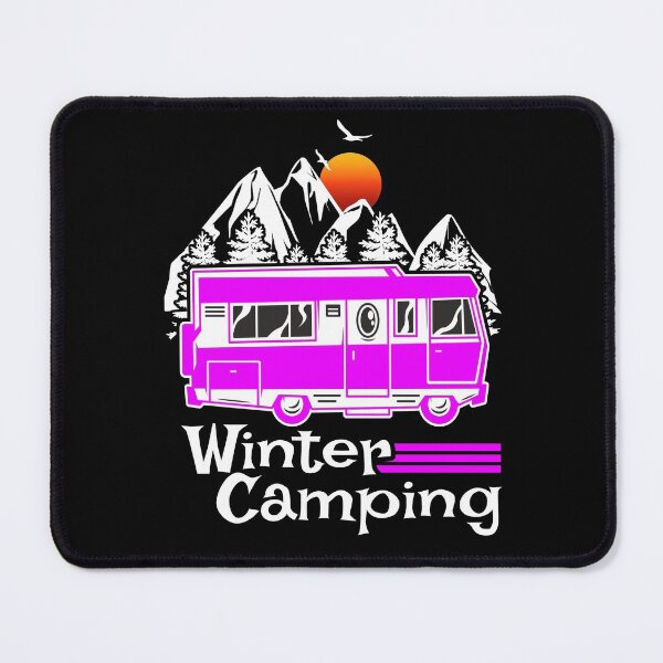 Item preview, Winter Camping Vintage RV Camper Recreational Vehicle designed and sold by CharJens.