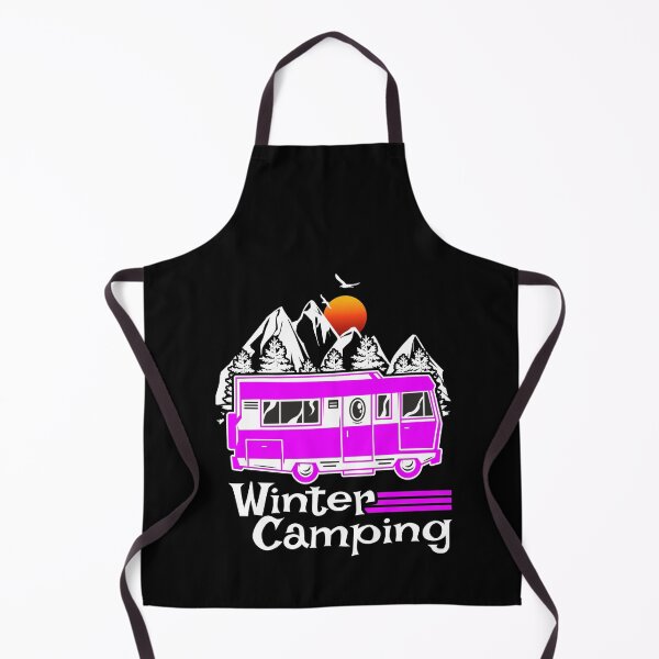 Item preview, Winter Camping Vintage RV Camper Recreational Vehicle designed and sold by CharJens.