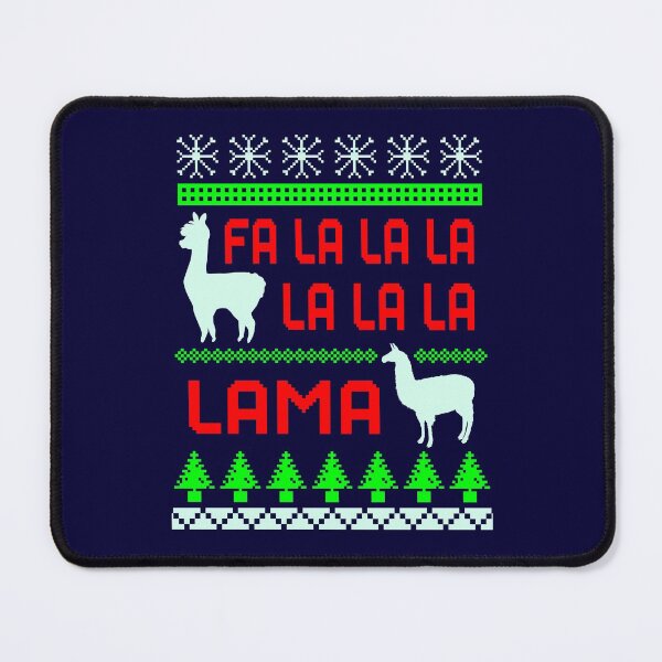 Item preview, Fa la la la Lama, Christmas Lama Pattern, Red and Green designed and sold by ACC .
