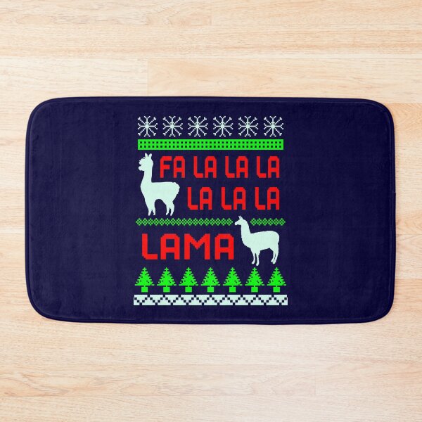 Item preview, Fa la la la Lama, Christmas Lama Pattern, Red and Green designed and sold by ACC .