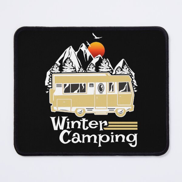 Item preview, Winter Camping Vintage RV Camper Recreational Vehicle designed and sold by CharJens.