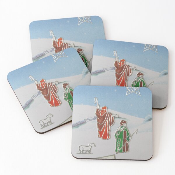 Item preview, The Shepherds Saw The Star - Handmade Christmas Card designed and sold by lezvee.