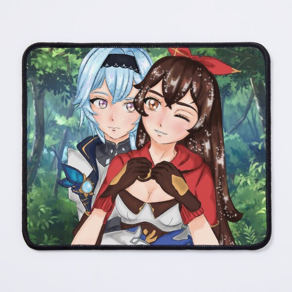Item preview, Amber and Eula - Genshin Impact  designed and sold by shahdraws.