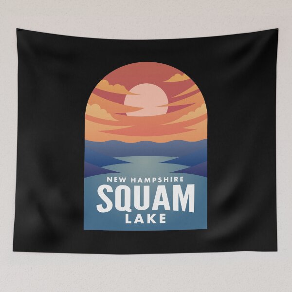 Artikelvorschau, Squam Lake NH Retro Sunset entworfen und verkauft von HalpinDesign.