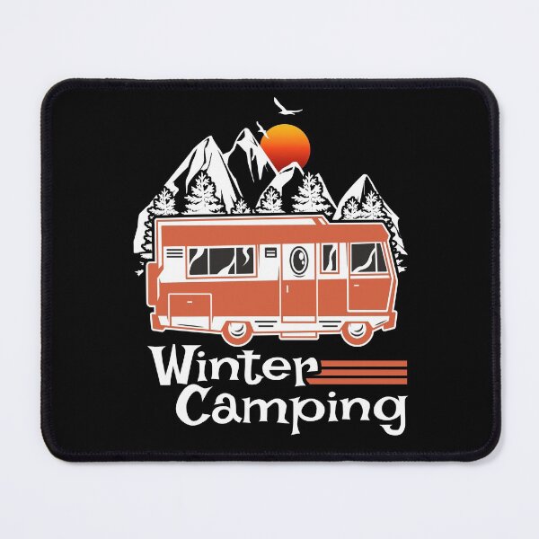Item preview, Winter Camping Vintage RV Camper Recreational Vehicle designed and sold by CharJens.