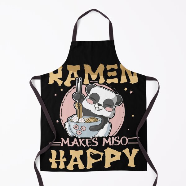 Item preview, Ramen Noodles Panda - Ramen Makes Miso Happy designed and sold by gloryandbliss.