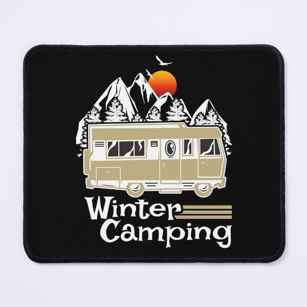 Item preview, Winter Camping Vintage RV Camper Recreational Vehicle designed and sold by CharJens.