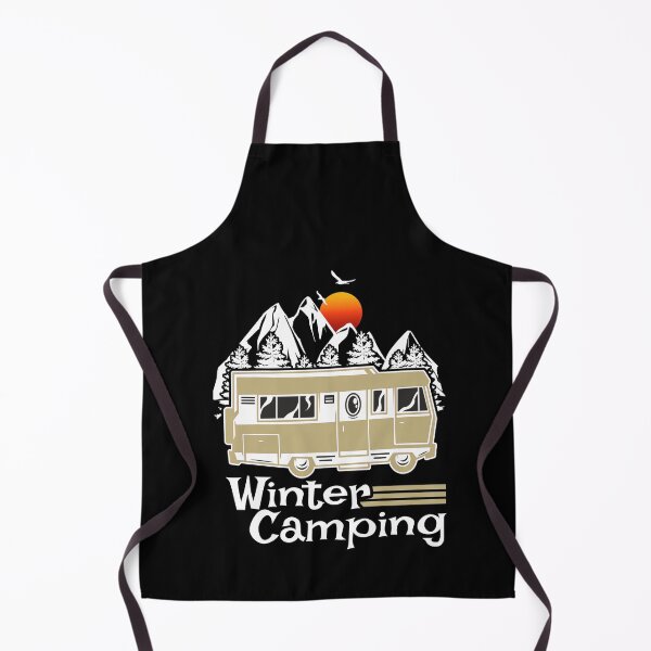 Item preview, Winter Camping Vintage RV Camper Recreational Vehicle designed and sold by CharJens.