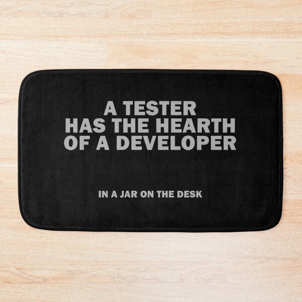 Item preview, qa tester designed and sold by AsKartongs.