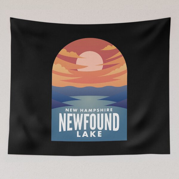 Item preview, Newfound Lake NH Retro Sunset designed and sold by HalpinDesign.