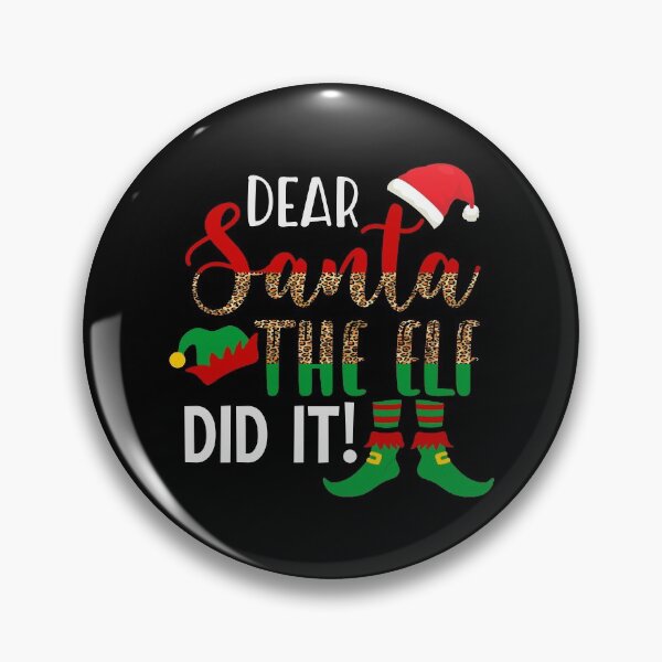 Item preview, Dear Santa The Elf Did It designed and sold by NeriaLi.