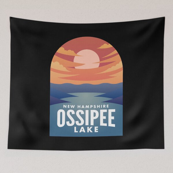 Item preview, Ossipee Lake NH Retro Sunset designed and sold by HalpinDesign.