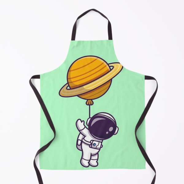 Item preview, Astronaut floating with planetary balloon in space designed and sold by TrendyThings37.