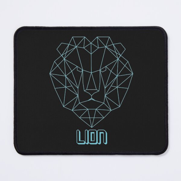 Item preview, geometric lion designed and sold by capotees.