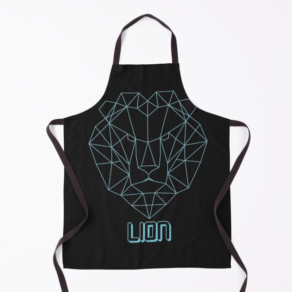Item preview, geometric lion designed and sold by capotees.