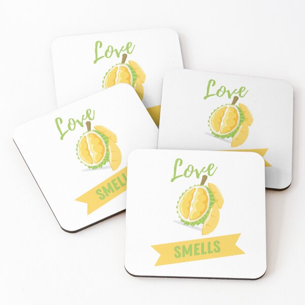 Item preview, Love smells funny durian quotes designed and sold by joliartmedia.
