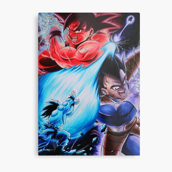 Super Dragon Ball Heroes Cumber Vs Vegito Blue Wallpaper Poster Canvas