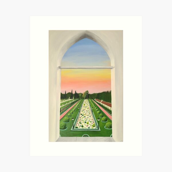 Aperçu de l'œuvre Jardins Bahai, Manoir de Bahji créée et vendue par ChloeRouhani.
