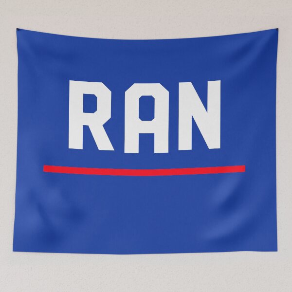 Item preview, Rangers Blue Red Wordmark designed and sold by Sporting Colour.