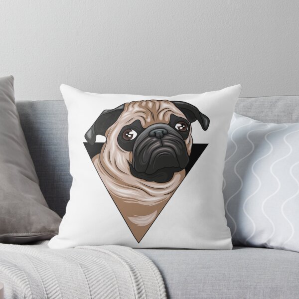 Item preview, Realistic portrait of a pug designed and sold by kapiks.