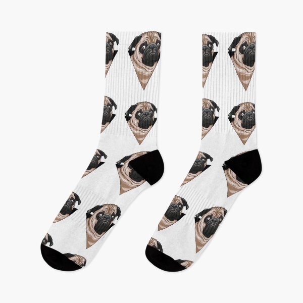 Item preview, Realistic portrait of a pug designed and sold by kapiks.