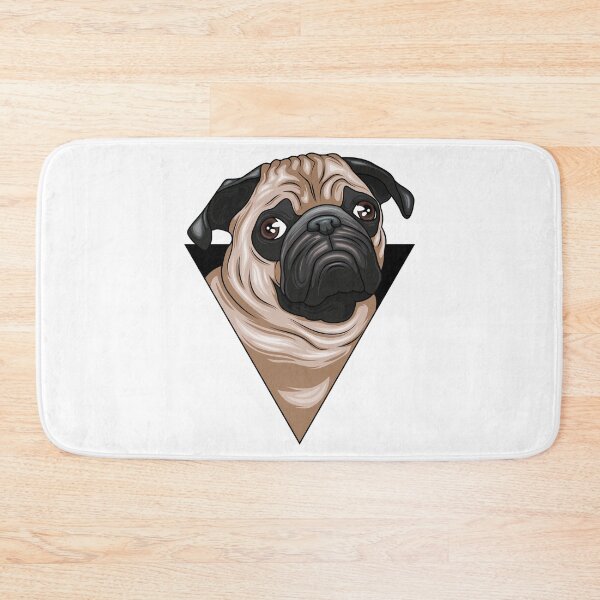 Item preview, Realistic portrait of a pug designed and sold by kapiks.