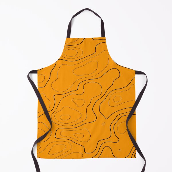 Item preview, Cyber Orange and Black Topography designed and sold by mtnmd.