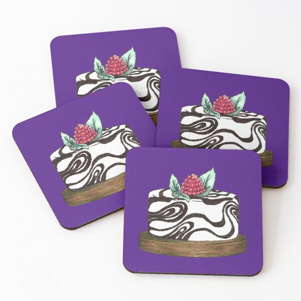 Item preview, Black and White Raspberry Cheesecake designed and sold by Tae Mi.