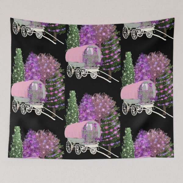 Item preview, christmas in a Gypsy caravan designed and sold by amy greaves.