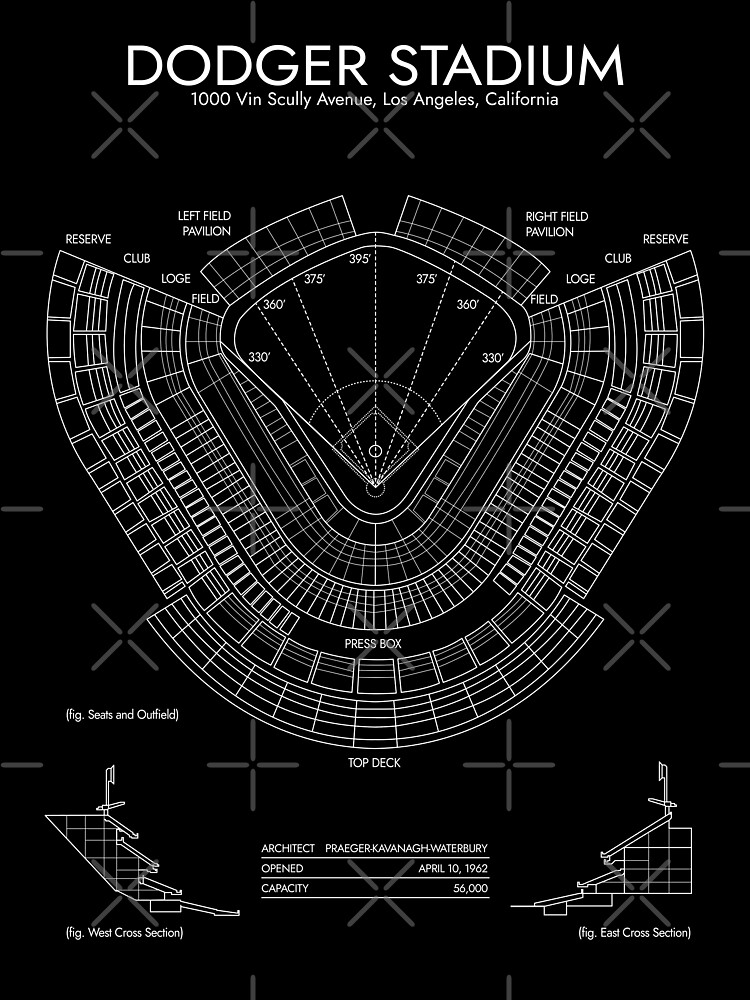 Dodger Stadium Seating Chart & Map