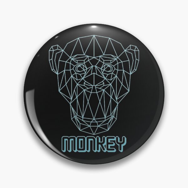 Item preview, geometric monkey designed and sold by capotees.