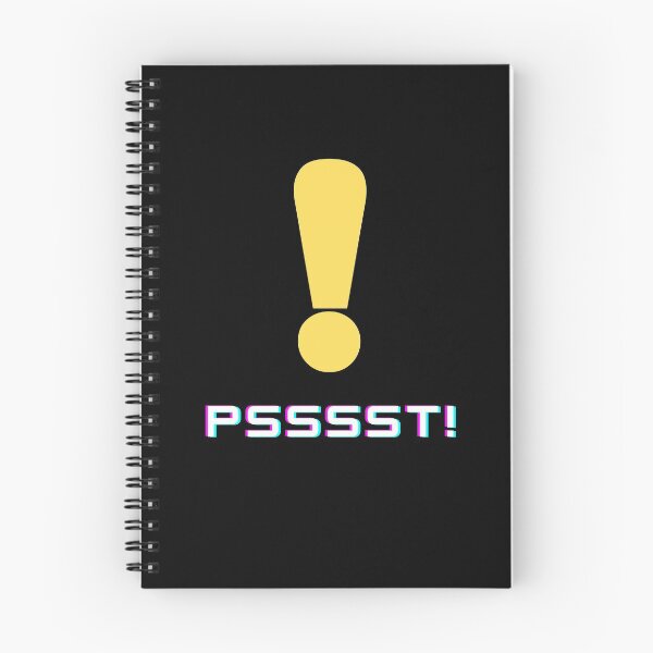 Item preview, Psssst! (Exclamation) designed and sold by RockNRole.